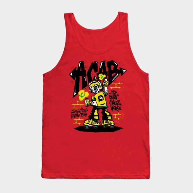 Beat Wuz Here v2 Tank Top by demonigote